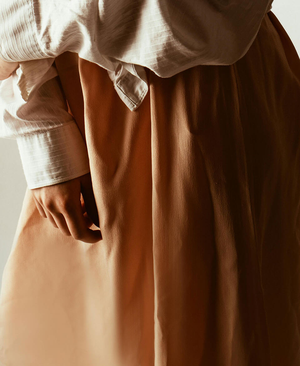 Pastel Multishade Georgette Saree in Lavender, Pink, and Blue - Image 4